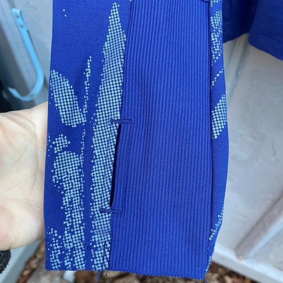 Nike Women Element 1/2 Zip Flash Running Top Blue, size Medium - Picture 7 of 7